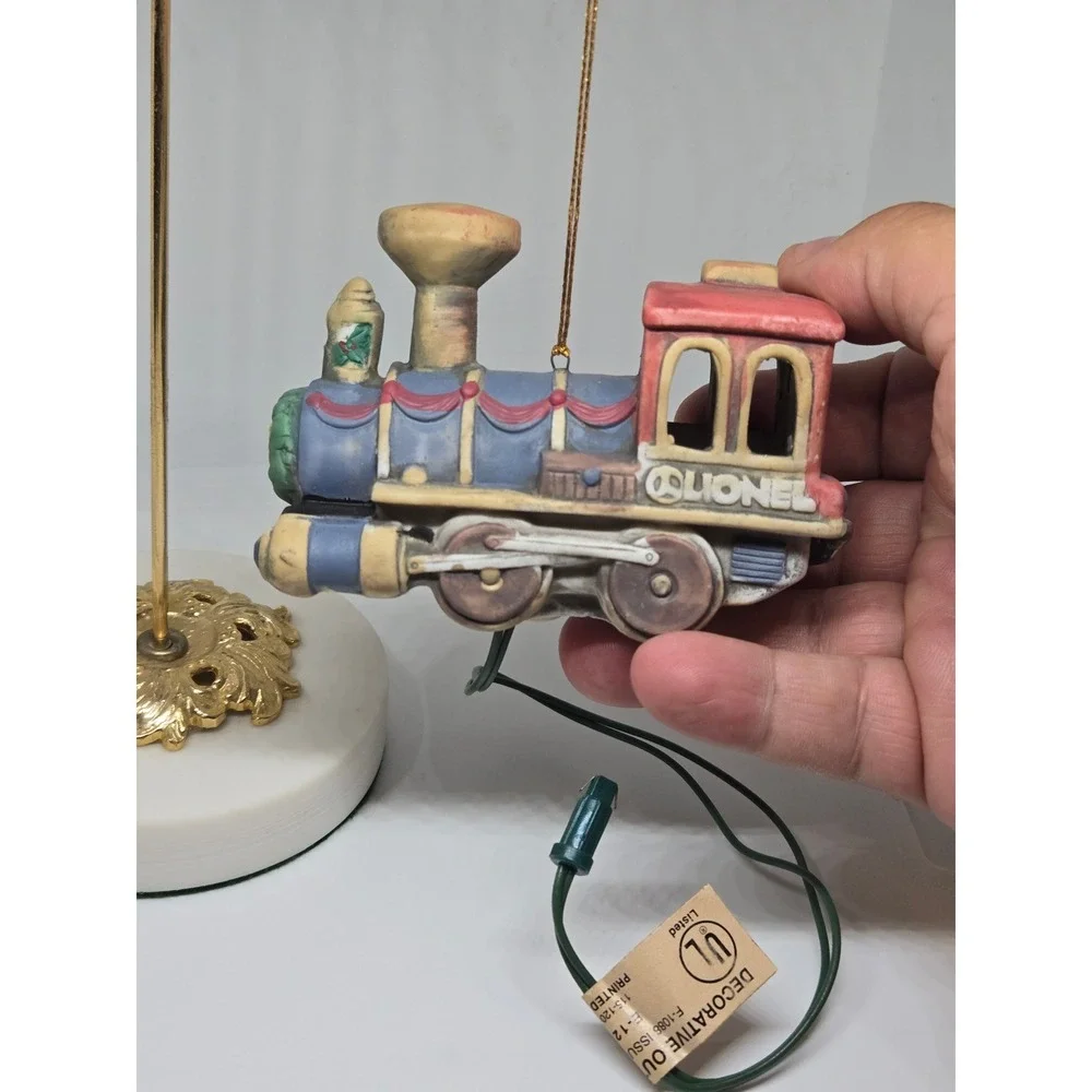 Lionel Collector's Lighted Locomotive Christmas Ornament - Porcelain 1st Edition